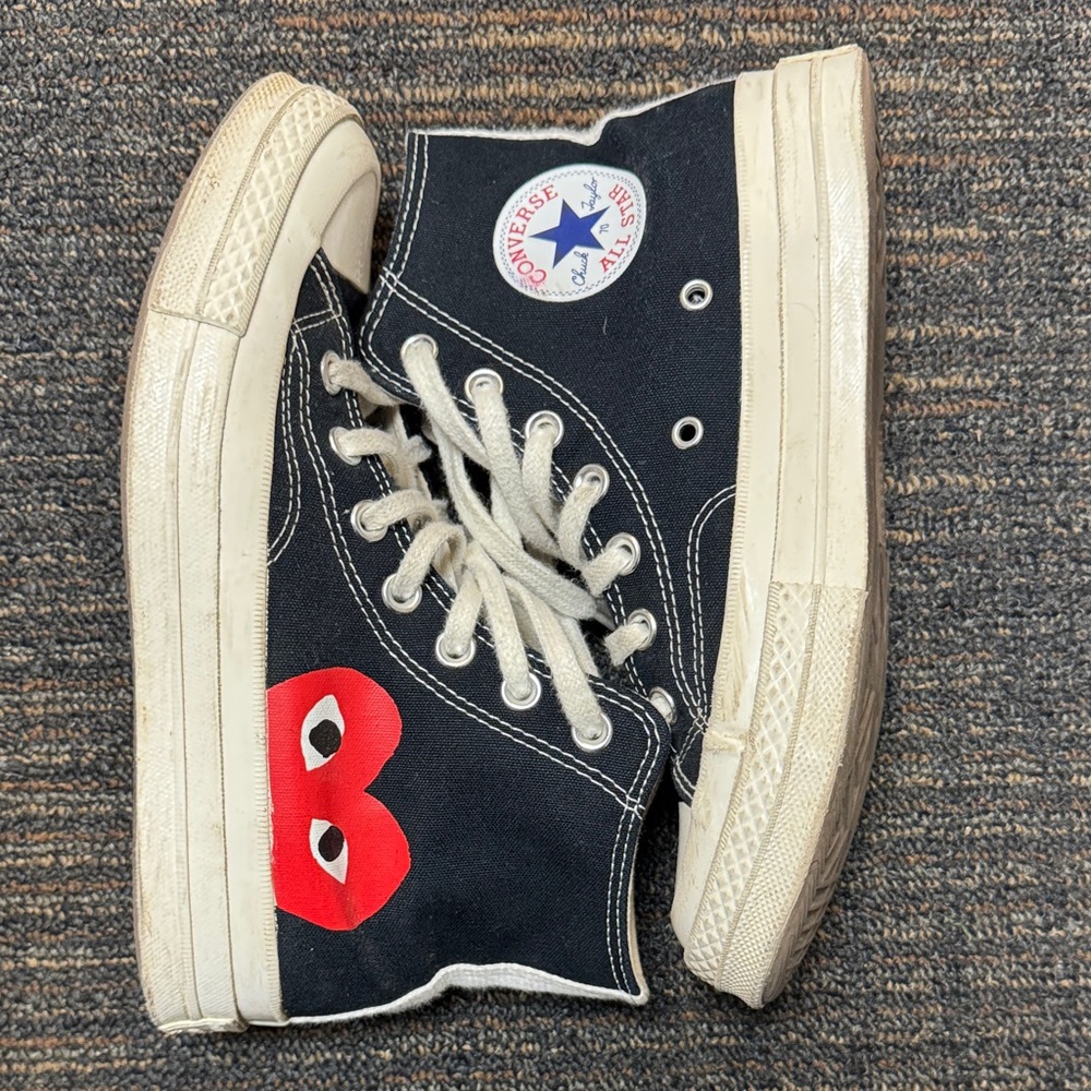 Converse CDG Black High-Top Sneakers